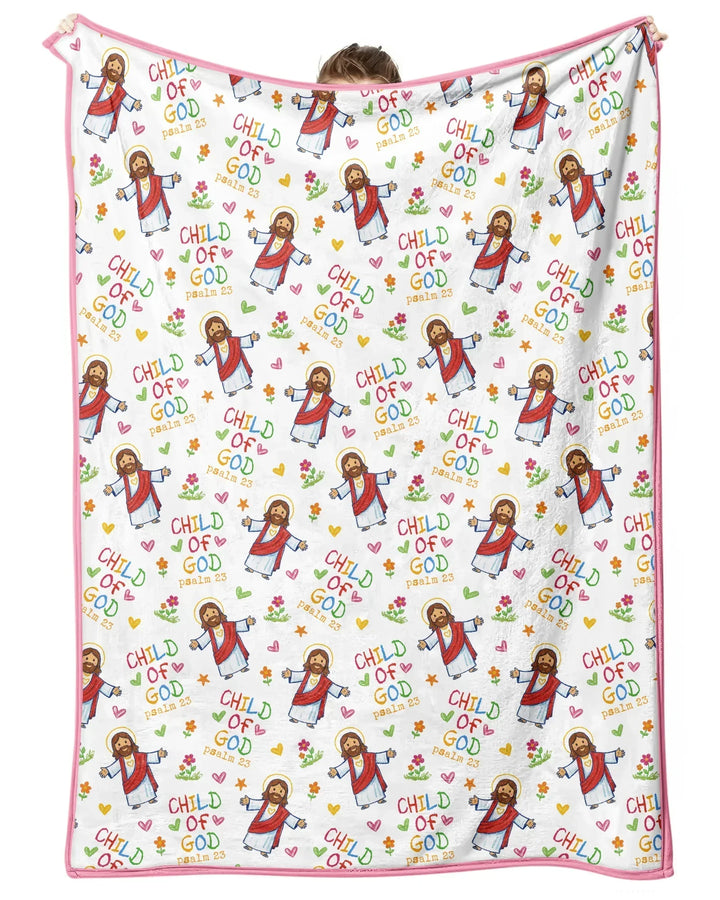 Jesus Loves Me Bamboo Blanket