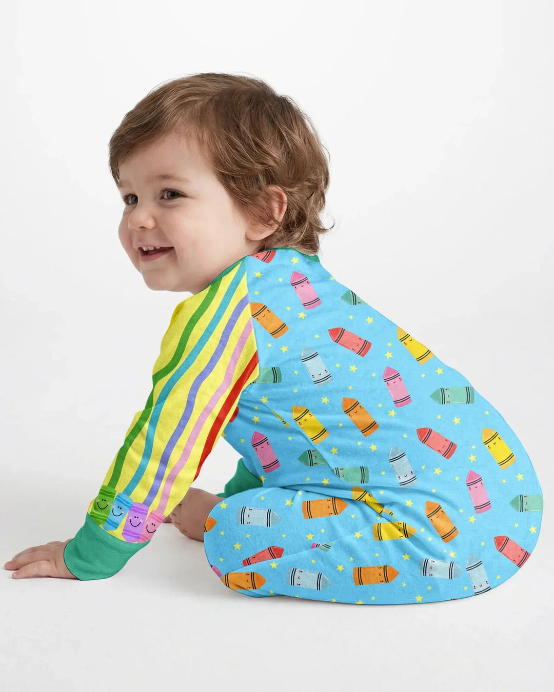 Happy Crayon Friends Bamboo Convertible Zippy