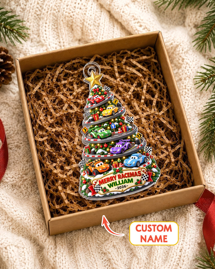 Merry Racemas Acrylic Ornament