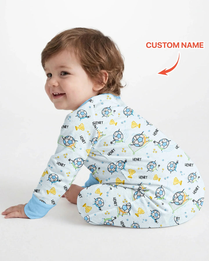 Custom Name Soccer Dad Team Matching Bamboo Convertible Zippy