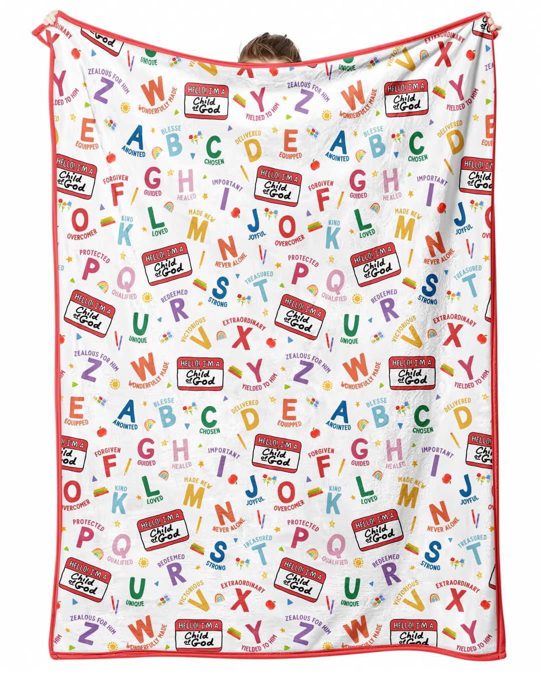 I'm A Child Of God ABCs Bamboo Blanket