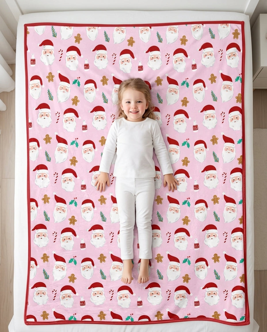 Christmas Sweet Santa Bamboo Blanket