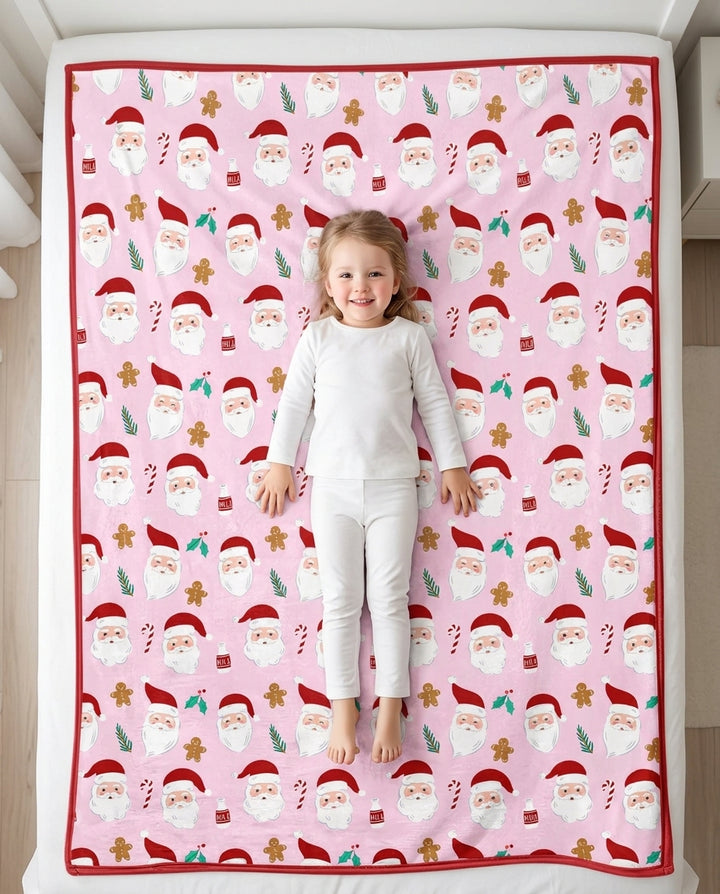Christmas Sweet Santa Bamboo Blanket