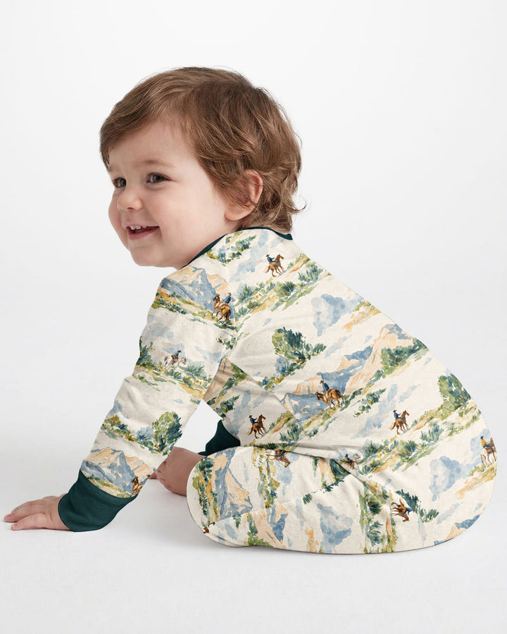 Western Cowboy Landscape Bamboo Convertible Zippy