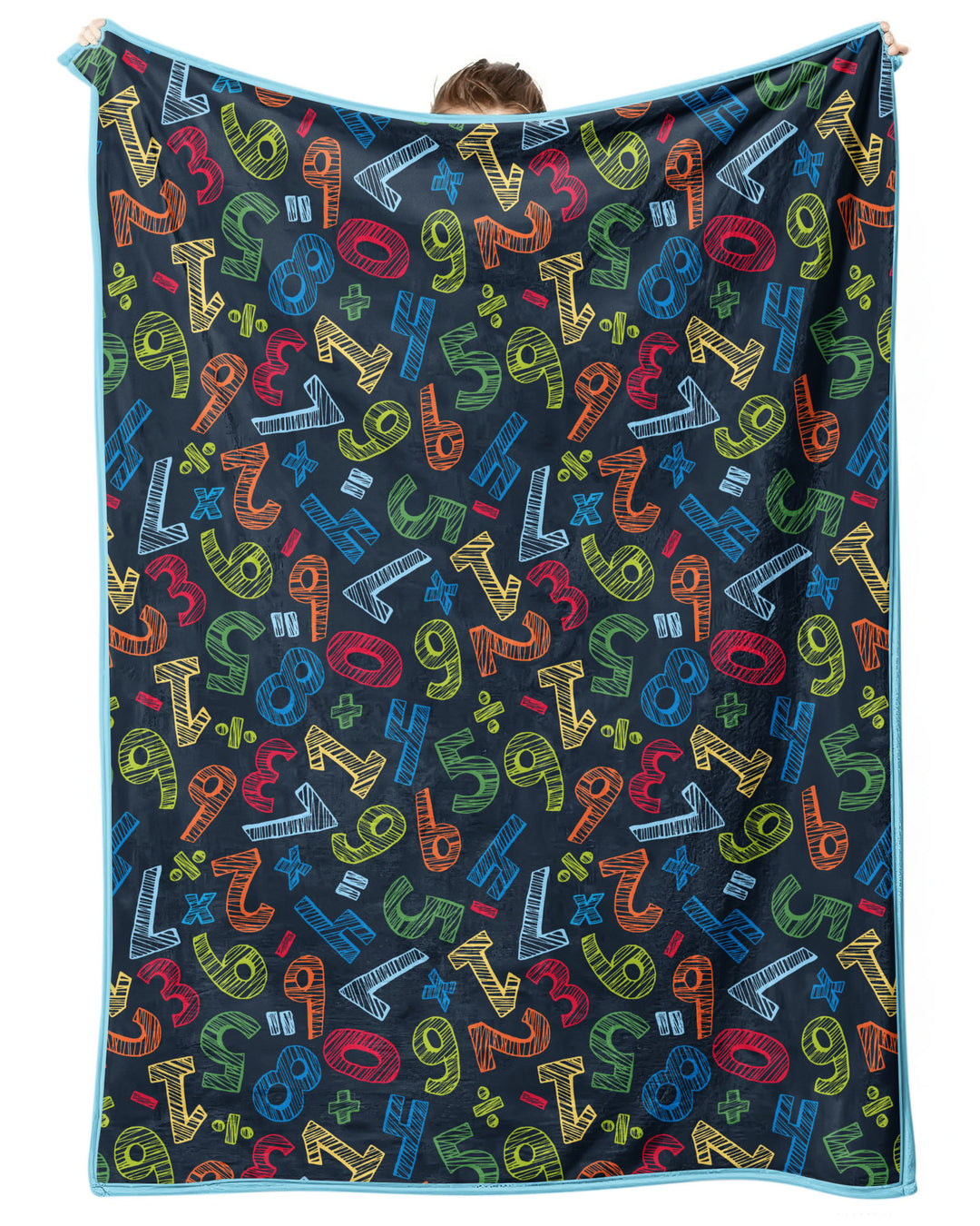 Math Doodles Bamboo Blanket