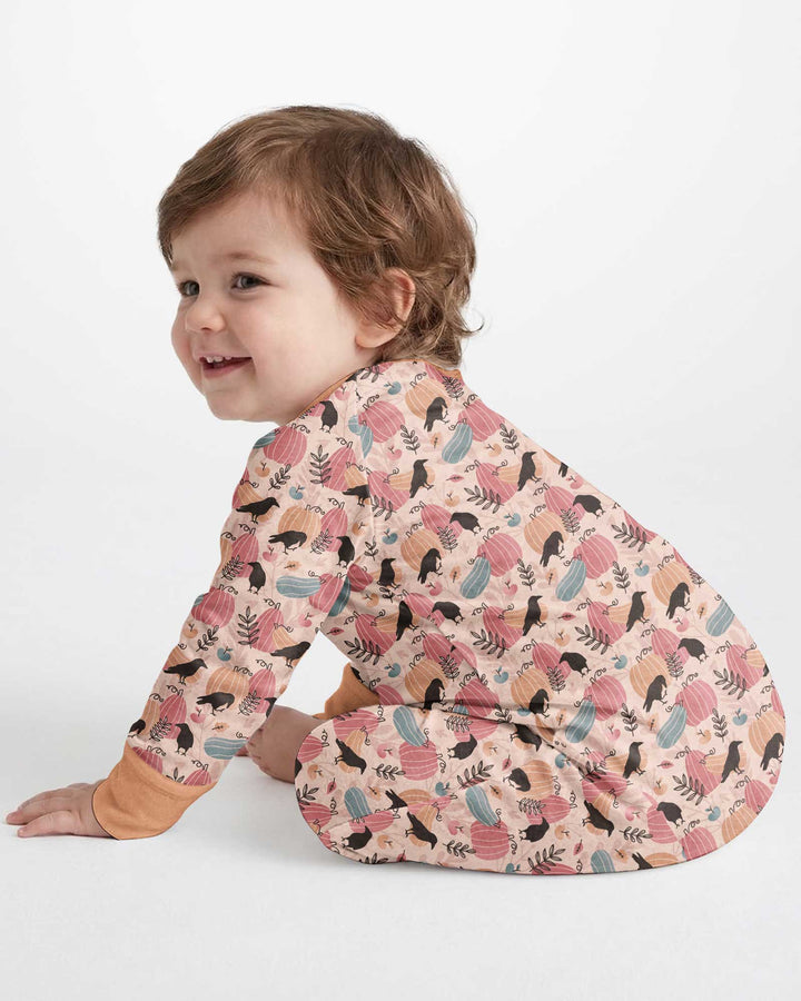 Pastel Pumpkin Patch Bamboo Convertible Zippy
