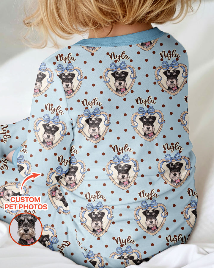 Custom Pet Photo Sweetheart Cameo Bamboo Convertible Zippy
