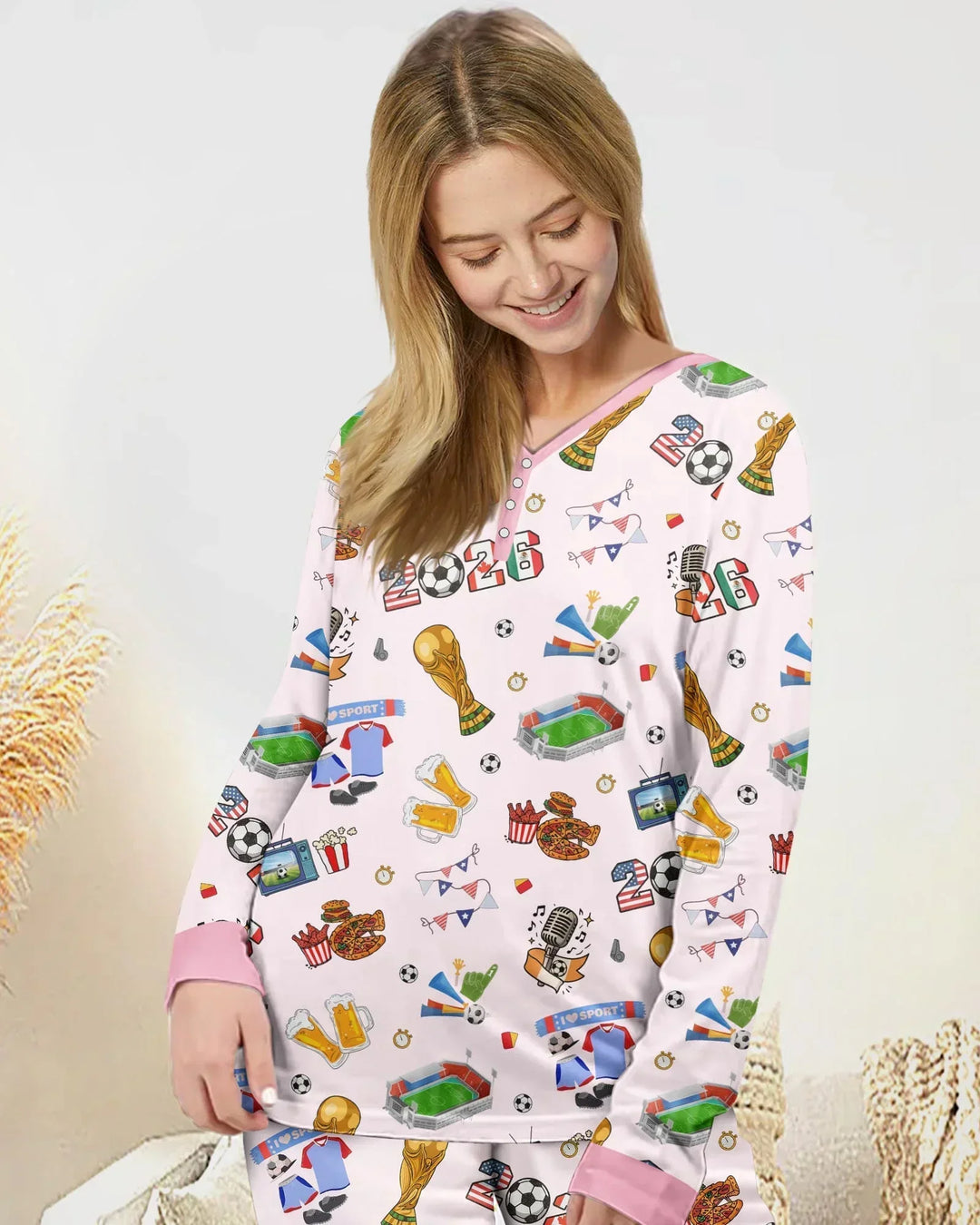 Dreaming of The Cup Bamboo Women Pajama Set