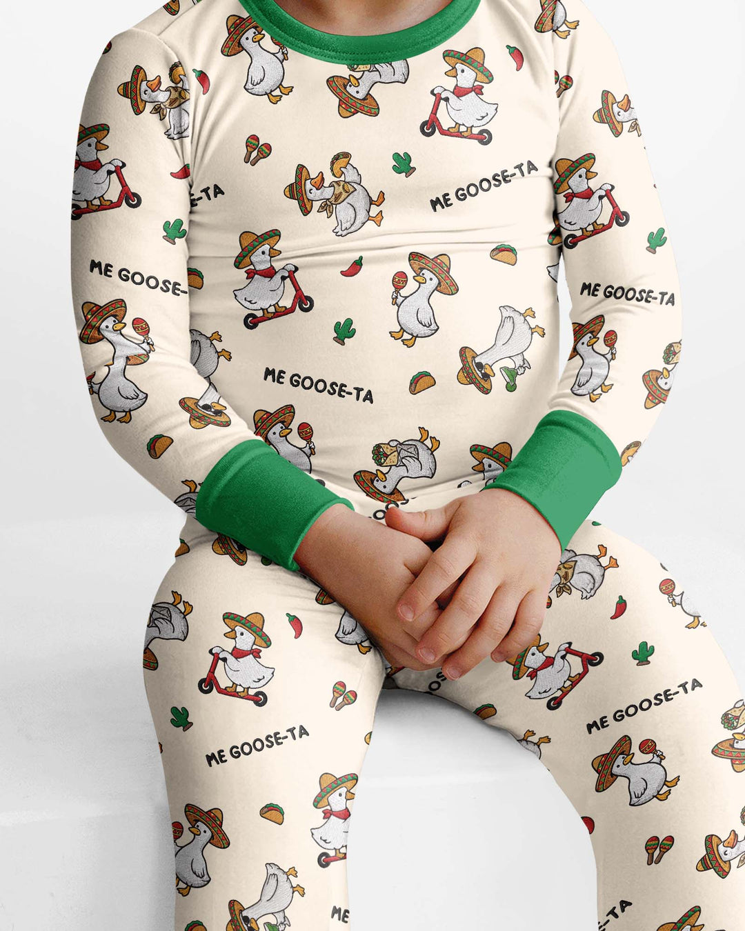 Me-Goose-Ta Bamboo Two Piece Long Sleeve Pajama Set