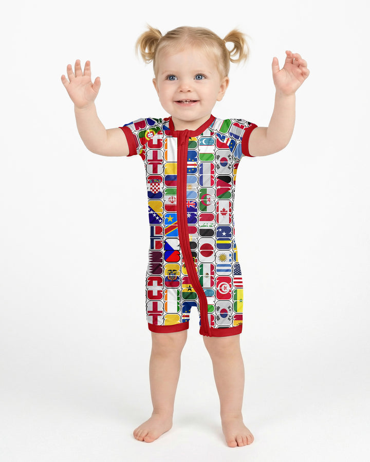 We Are 26 Family Matching Bamboo Shorty Zippy