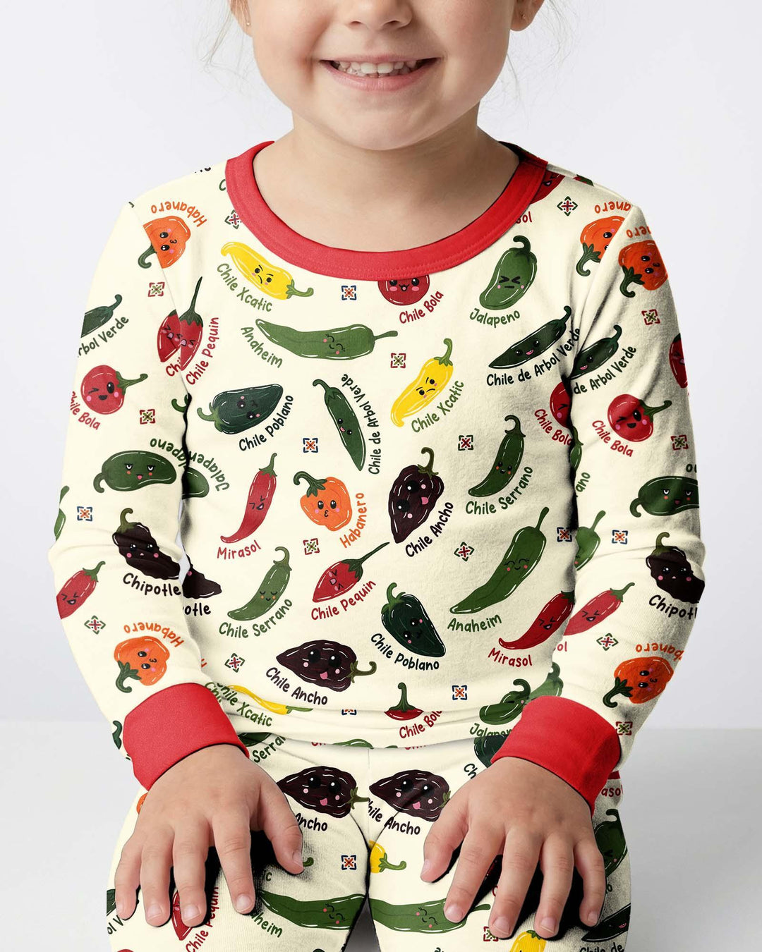 Template Bamboo Two Piece Long Sleeve Pyjamas Set