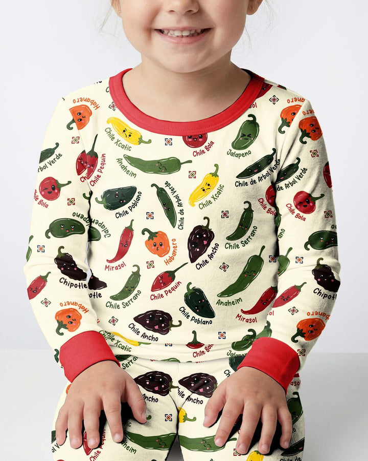 Template Bamboo Two Piece Long Sleeve Pyjamas Set