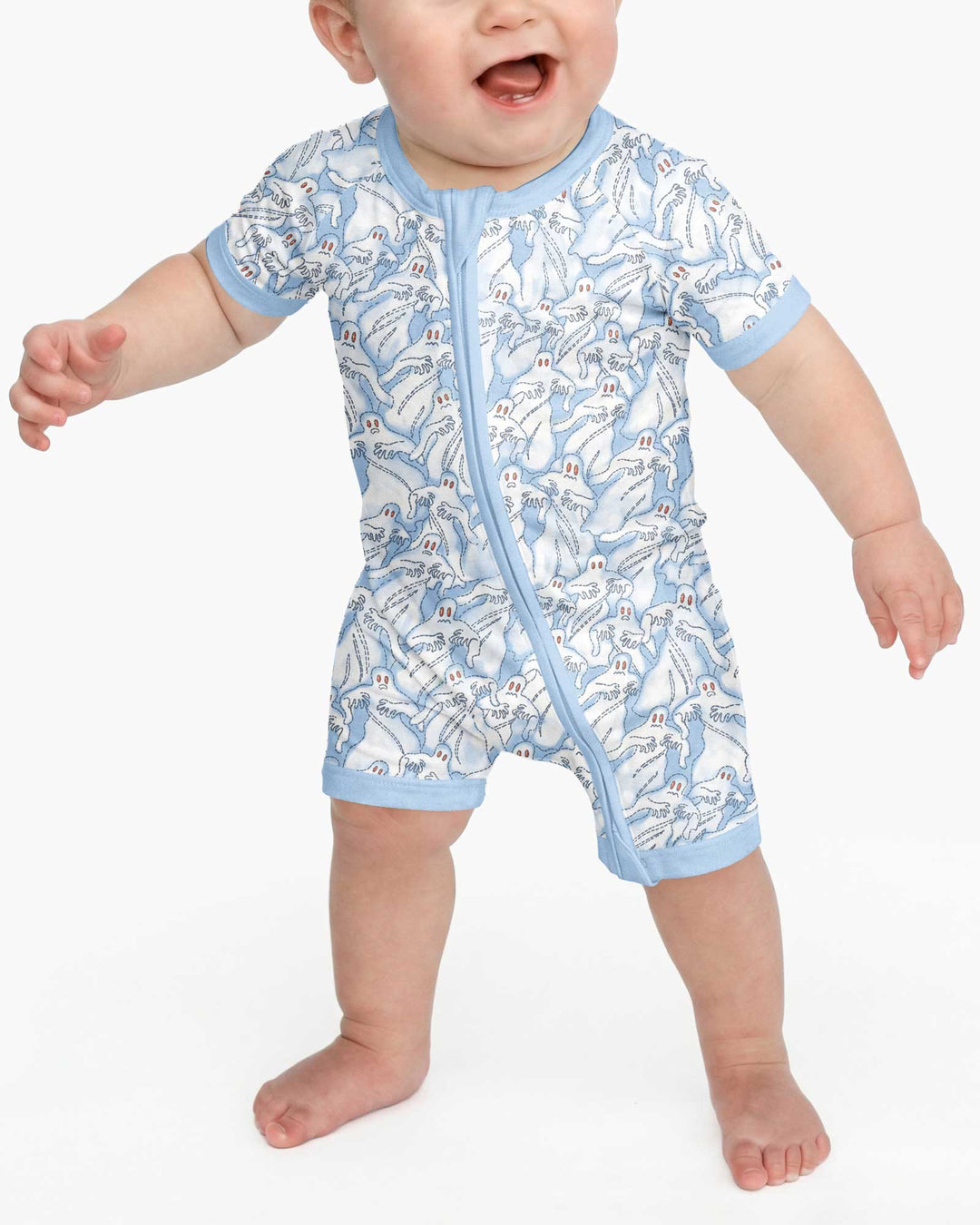 Ghostly Threads Bamboo Shorty Zippy