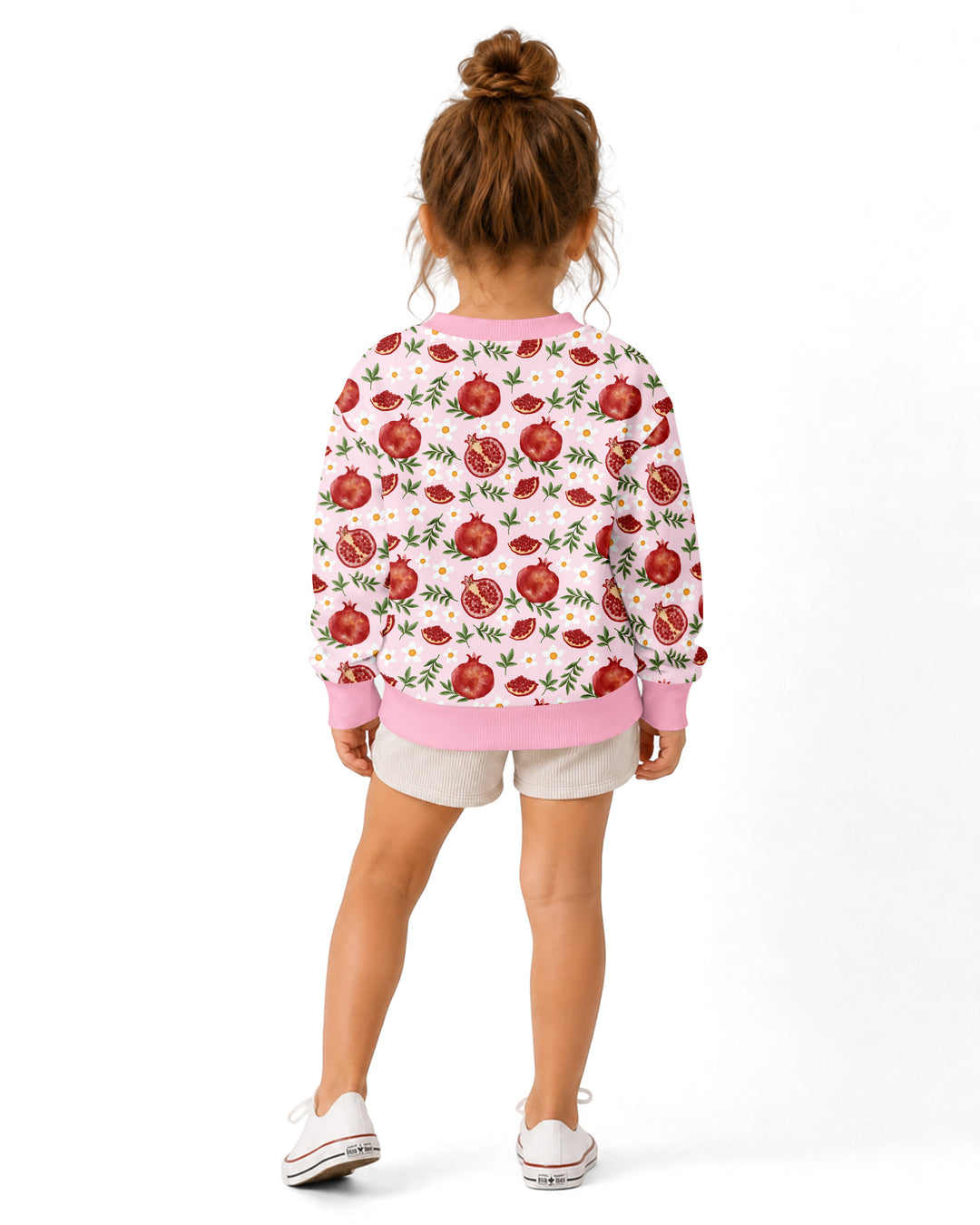 Pomegranate Garden Joy Family Matching Bamboo Crewneck Sweatshirt