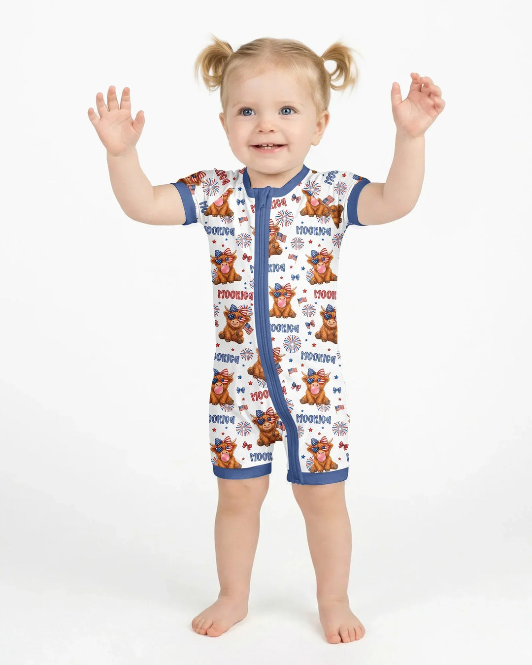 Moo-Rica Cowgirl Bamboo Shorty Zippy