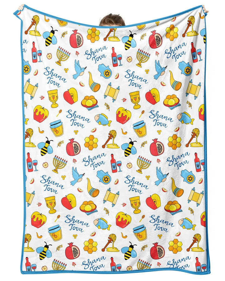 Shanah Tovah U'Metukah Bamboo Blanket