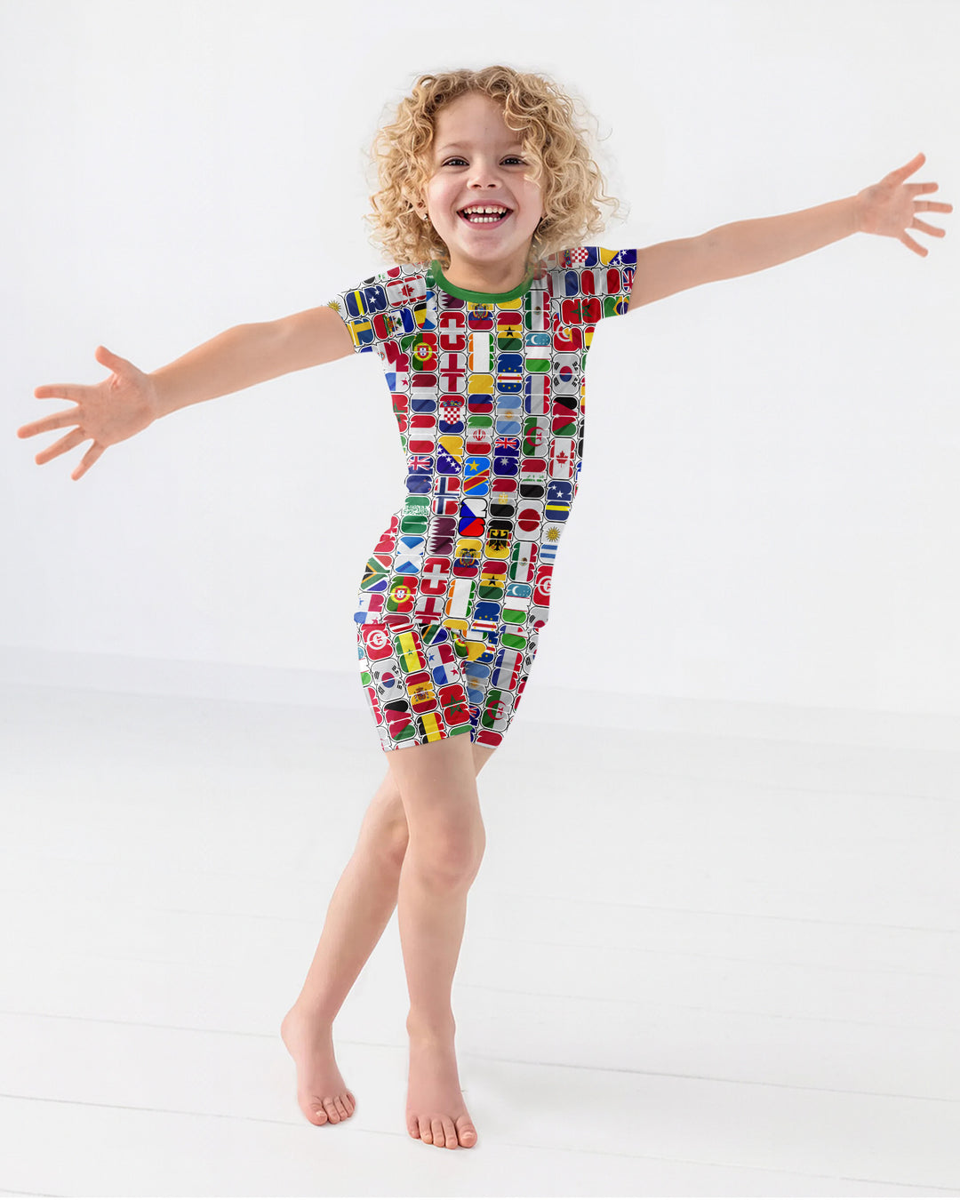 We Are 26 Family Matching Bamboo Two Piece Short Sleeve Shorts Pajama Set