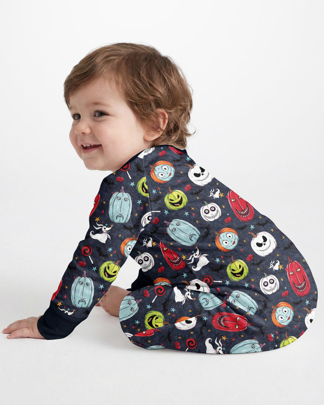 Nightmare Pumpkin Bamboo Convertible Zippy