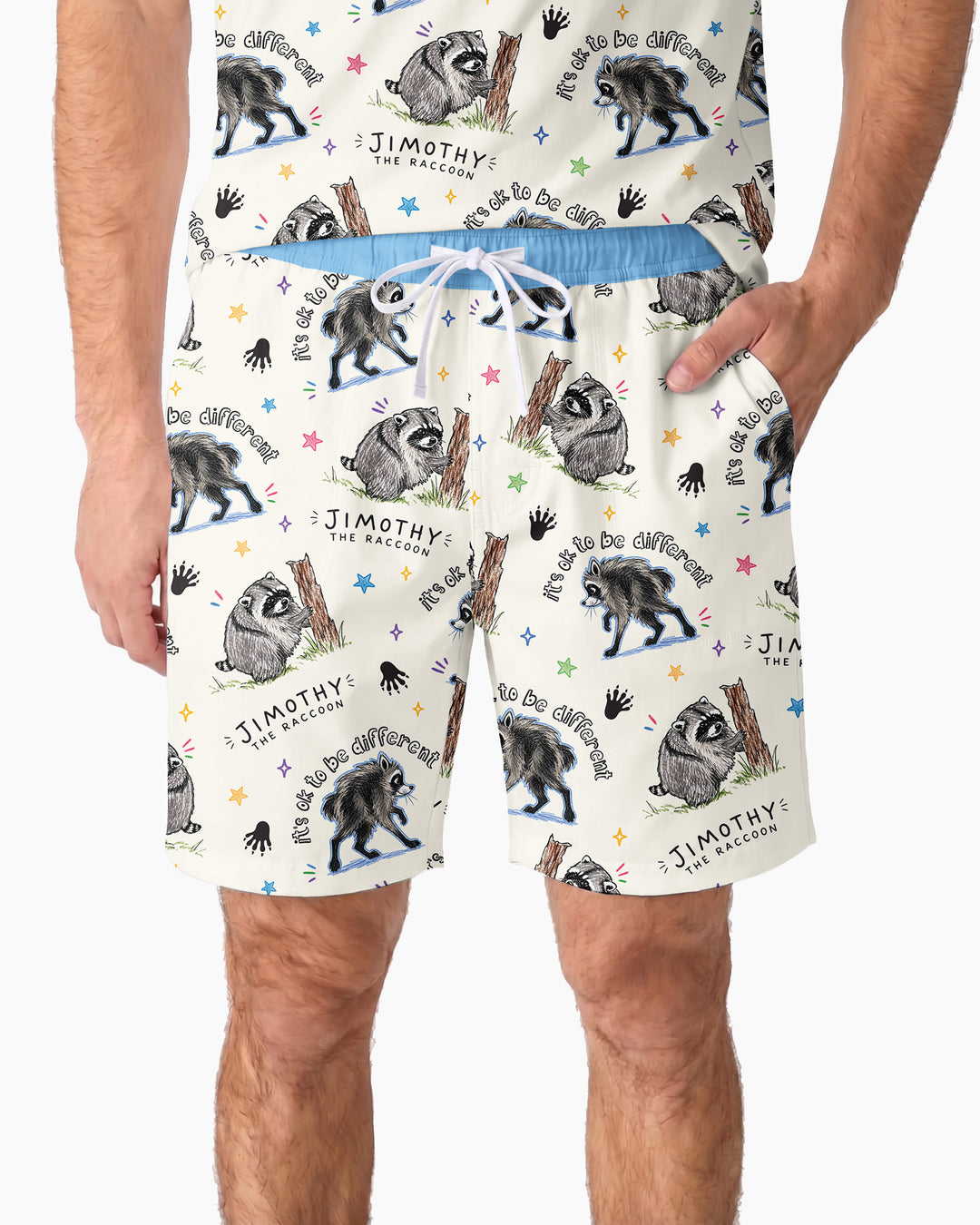 It's Okay to be Jimothy Bamboo Men Short Sleeve Short Pajama Set