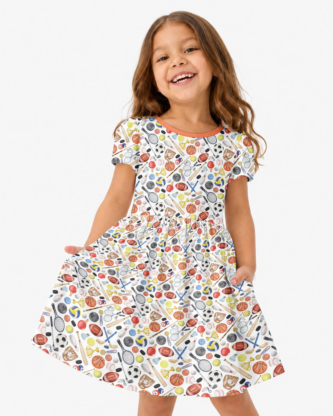 So Much Fun with Sports Bamboo Twirl Dress
