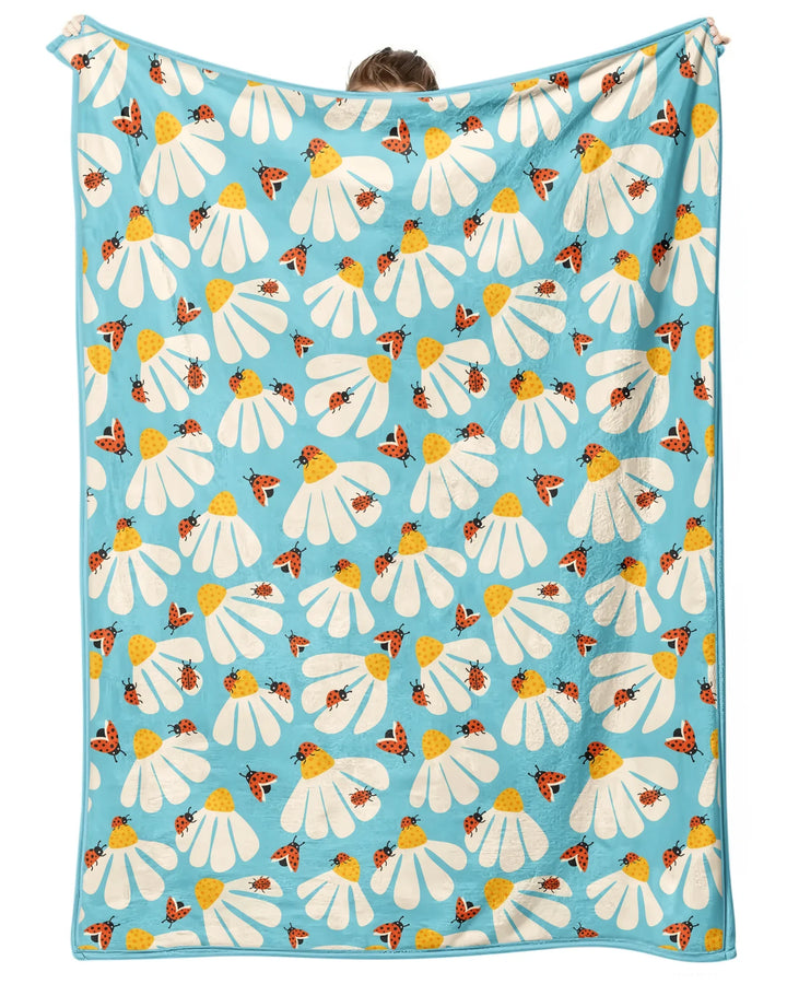 Lucky Little Bug Bamboo Blanket