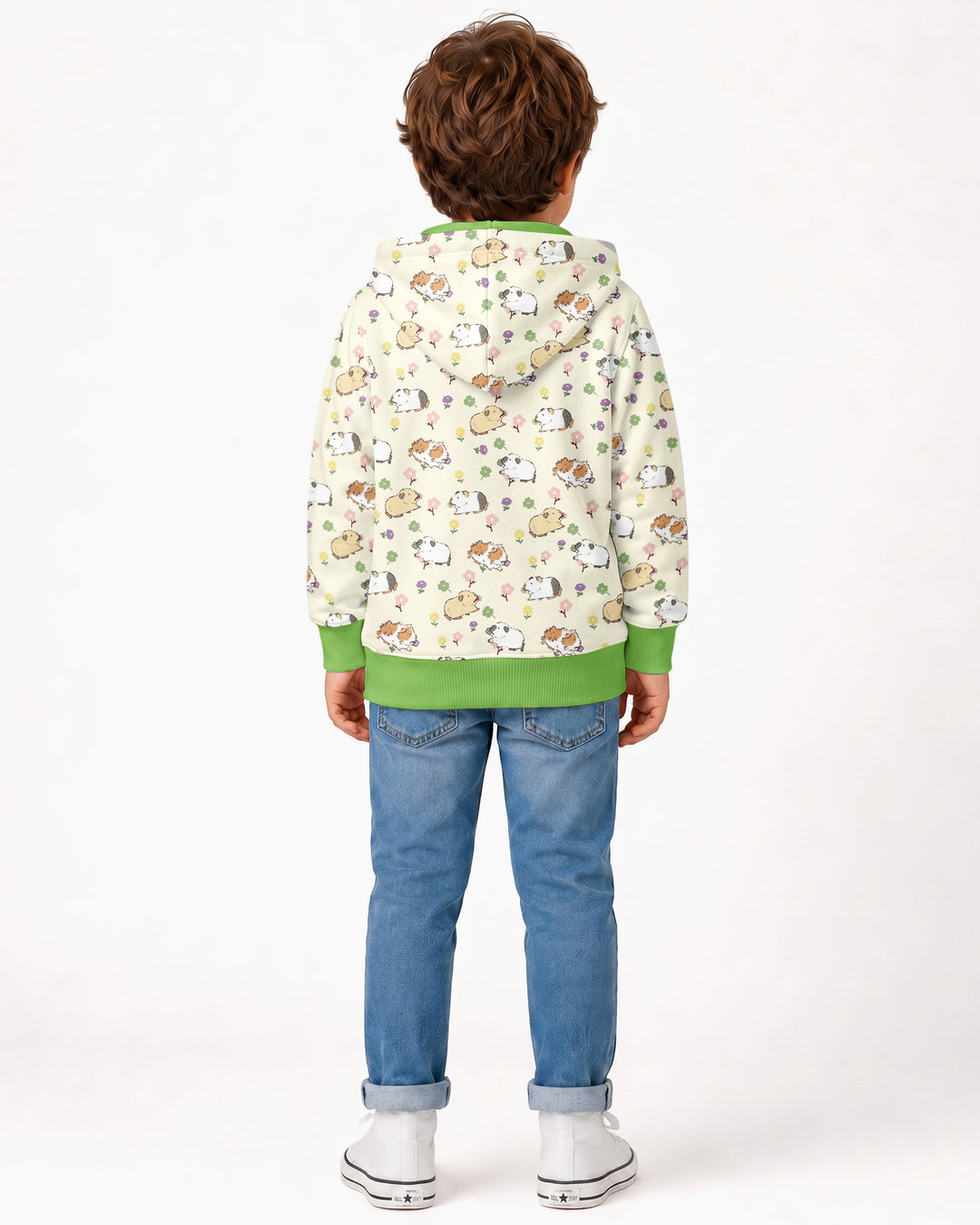 Guinea Pig Garden Bamboo Zip Hoodie