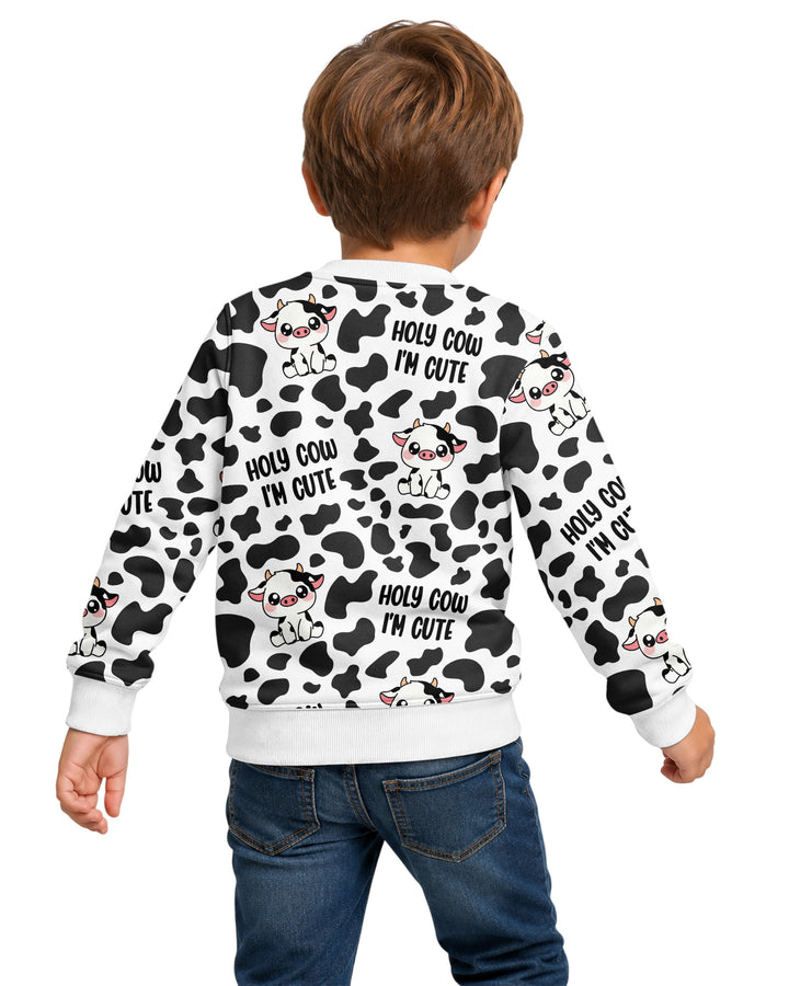 Holy Cow I'm Cute Bamboo Crewneck Sweatshirt