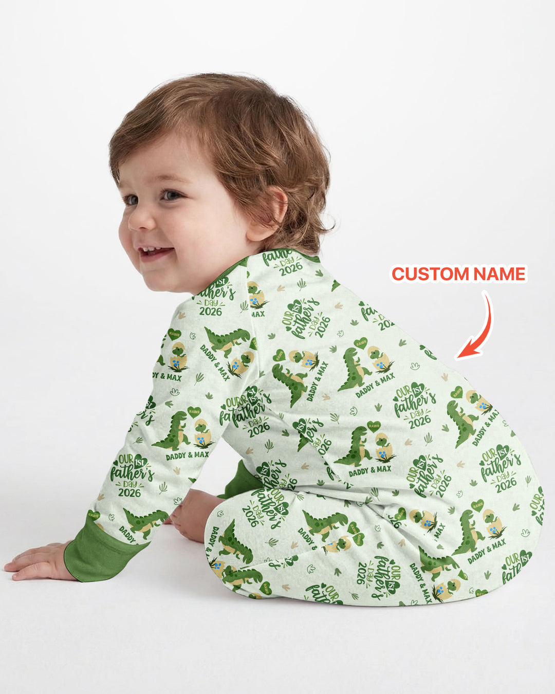 Custom Name Fathers Day 2026 Bamboo Convertible Zippy