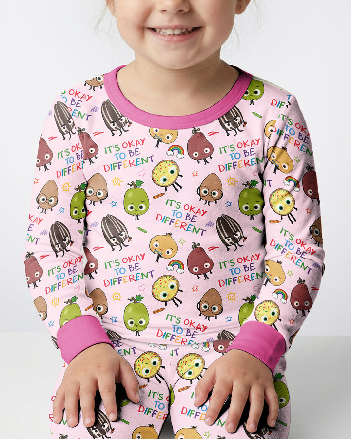 Nutty Little Friends Bamboo Two Piece Long Sleeve Pajama Set