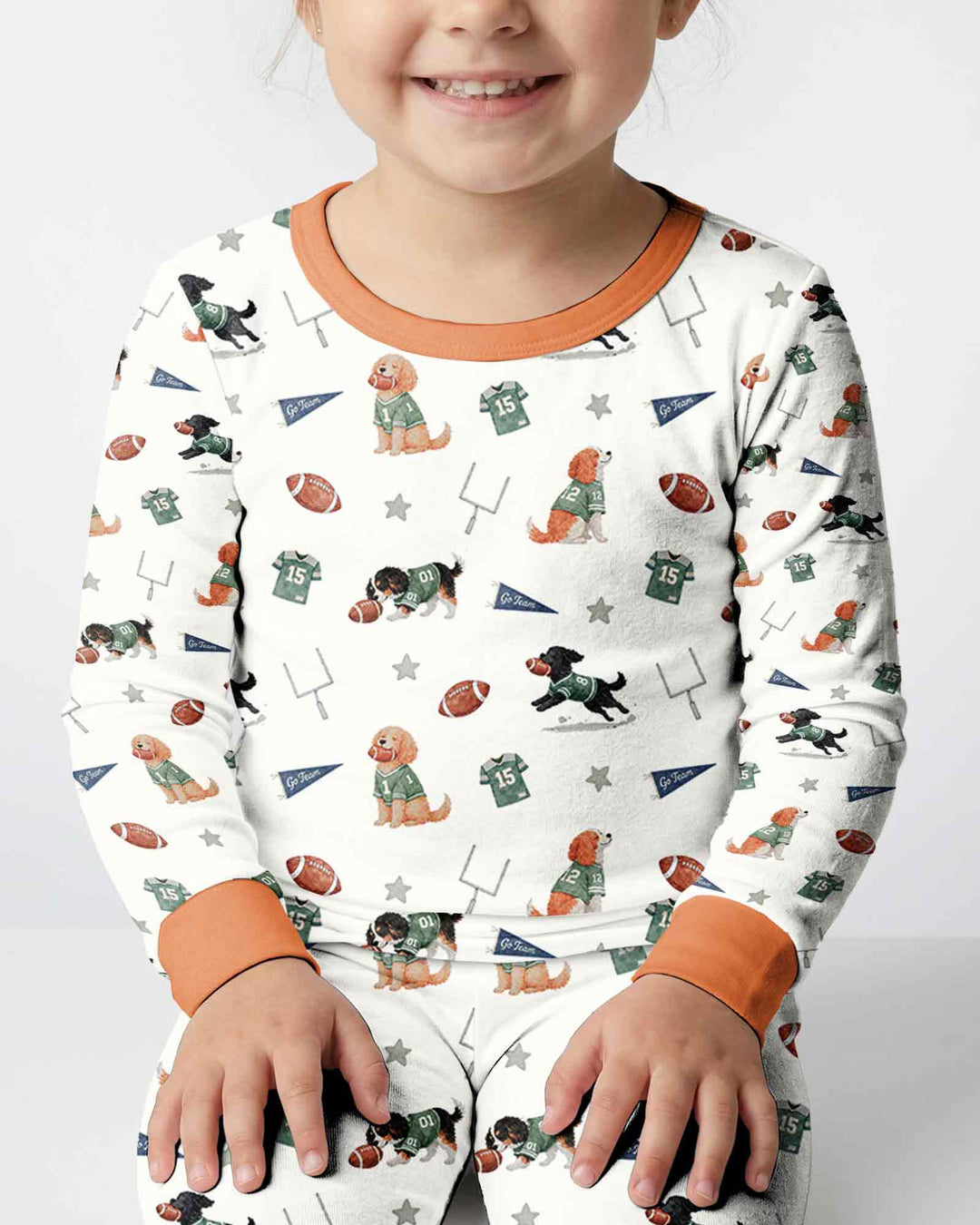 Template Bamboo Two Piece Long Sleeve Pyjamas Set
