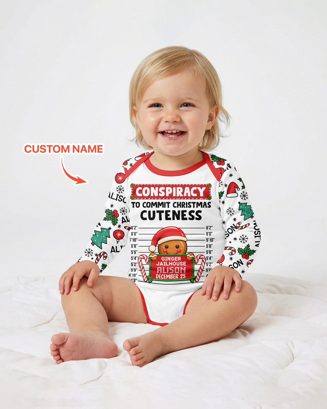 Funny Christmas Family Matching Bamboo Bodysuit