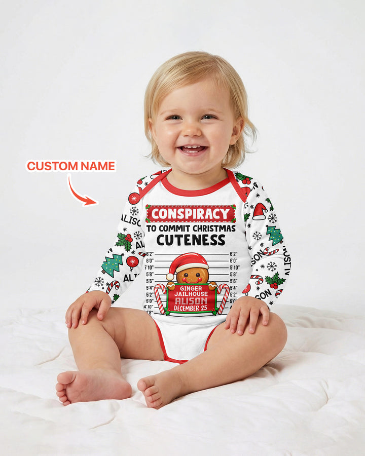 Funny Christmas Family Matching Bamboo Bodysuit