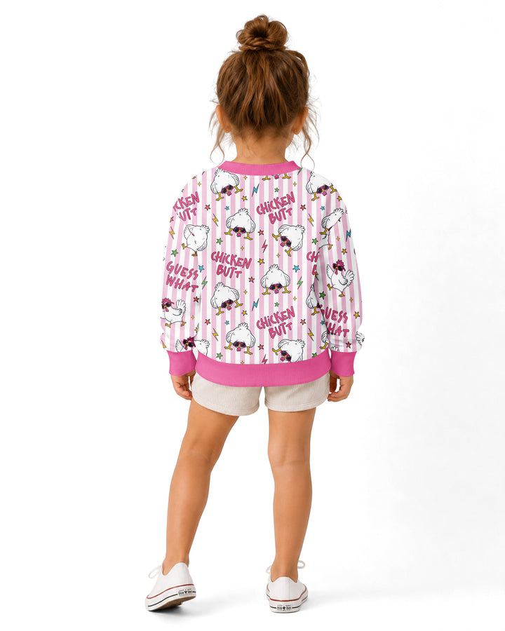 Guess What Chicken Butt! Bamboo Crewneck Sweatshirt