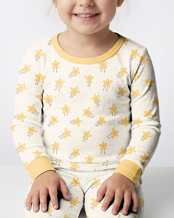 Template Bamboo Two Piece Long Sleeve Pyjamas Set