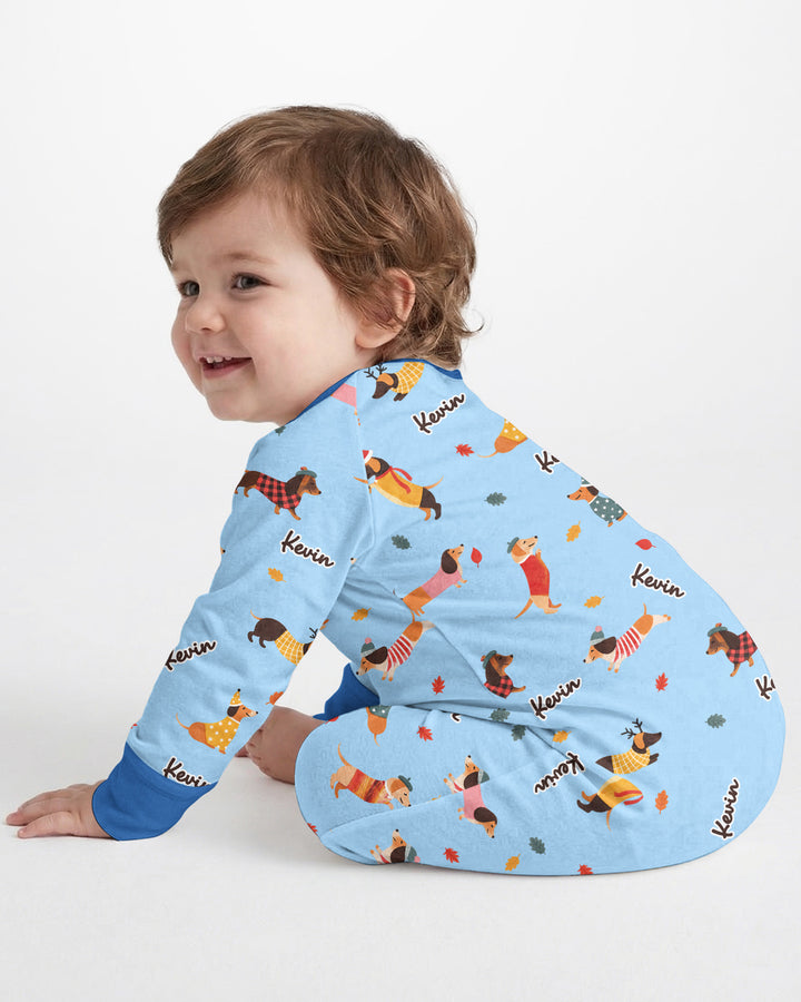 Autumn Dachshund Kids Bamboo Convertible Zippy