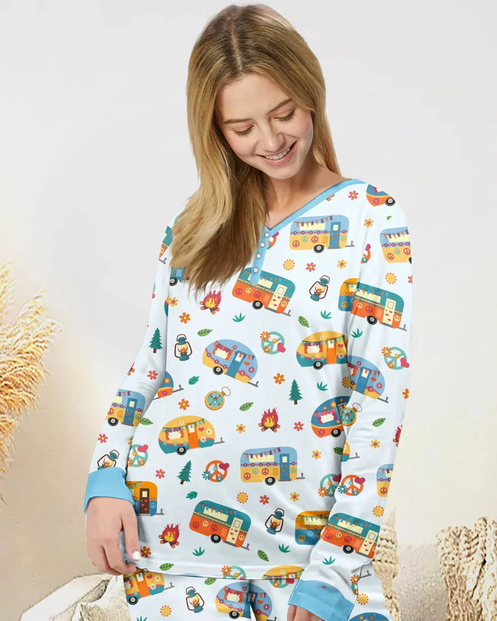 Happy Little Camper Women Pajama Set