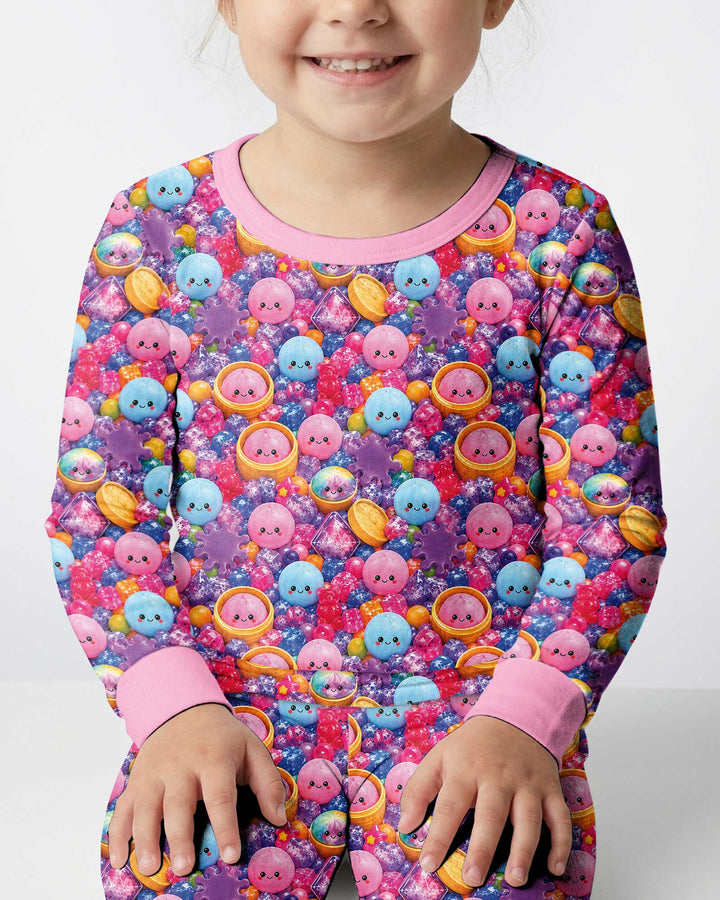 Template Bamboo Two Piece Long Sleeve Pyjamas Set