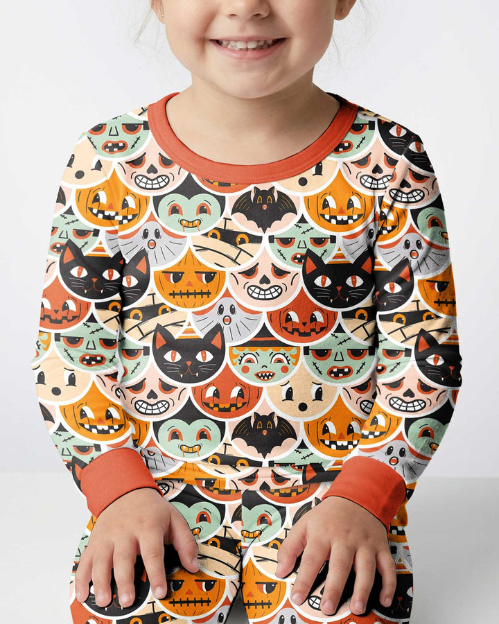 Monster Mash-Up Bamboo Two Piece Long Sleeve Pajama Set