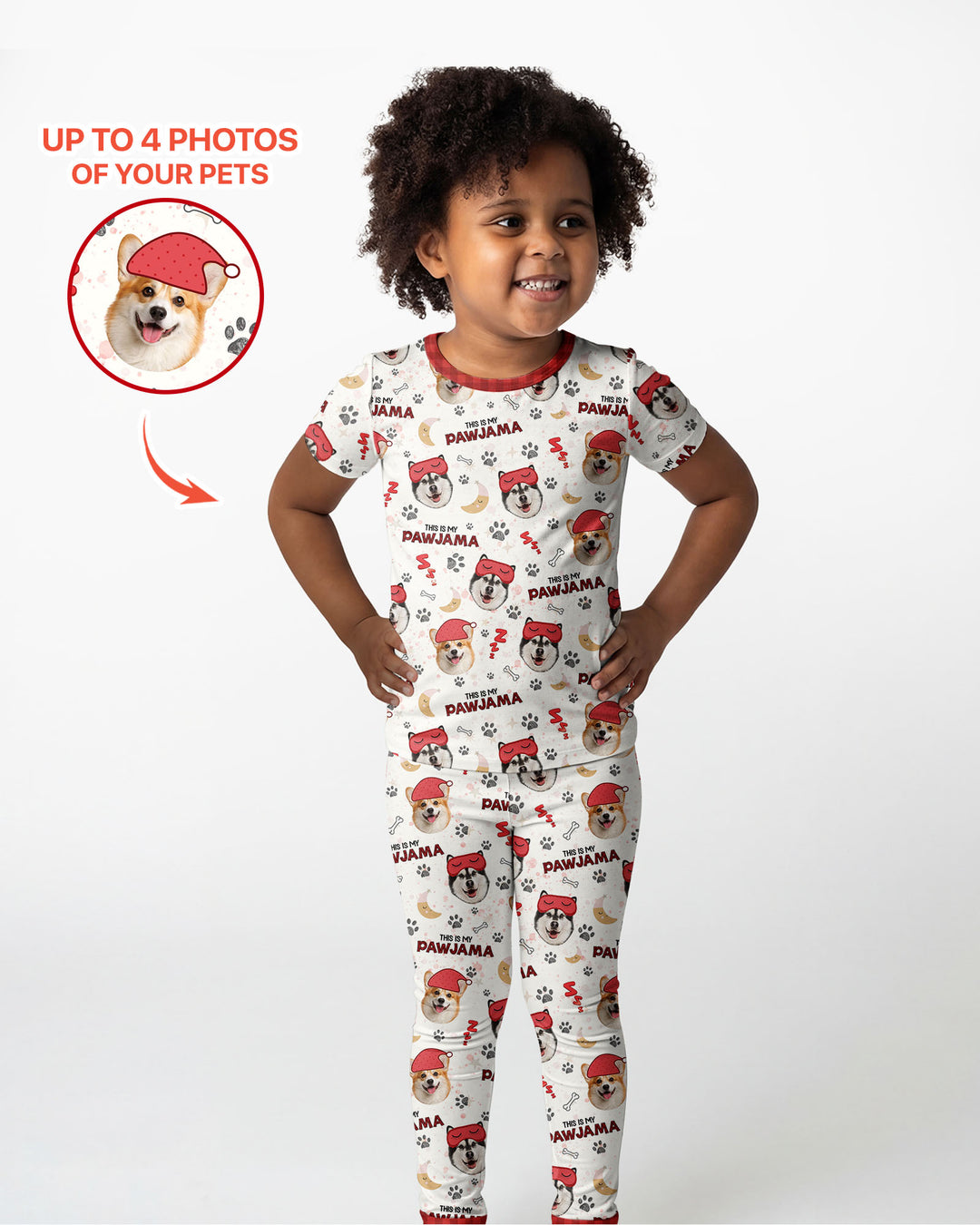 CUSTOM Template Bamboo Two Piece Short Sleeve Pyjamas Set