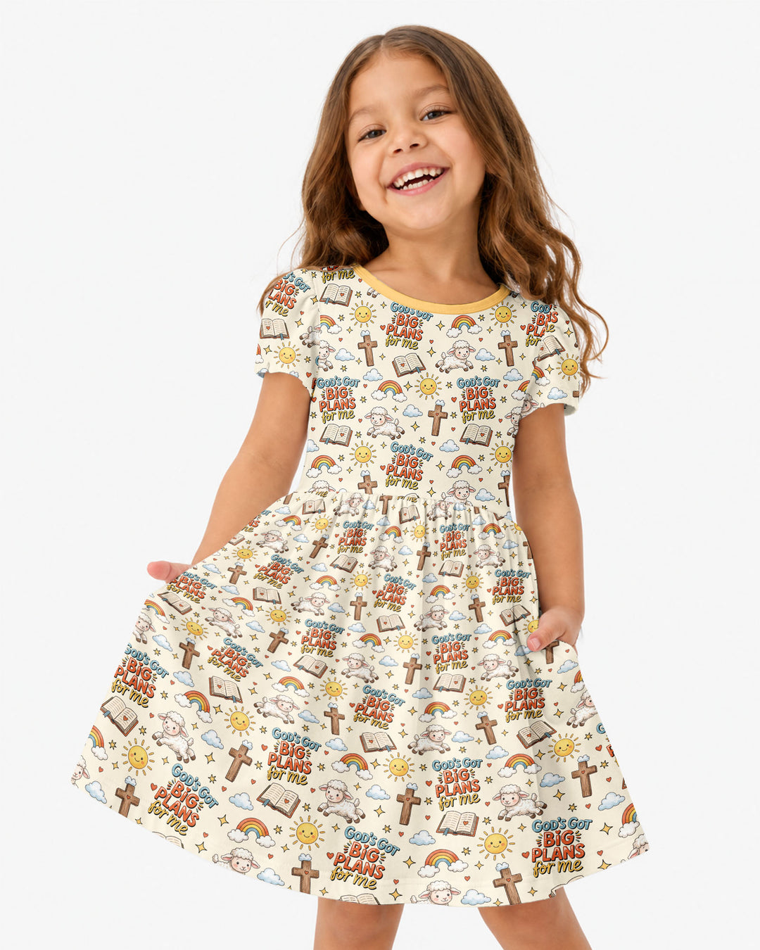 God's Got Big Plans For Me Bamboo Twirl Dress