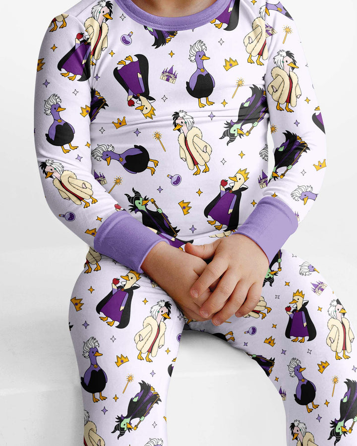 Evil Goose Bamboo Two Piece Long Sleeve Pajama Set