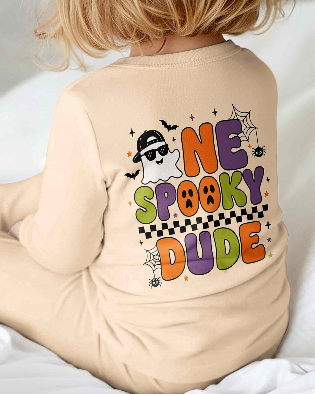Personalized One Spooky Dude Baby Bamboo Convertible Zippy