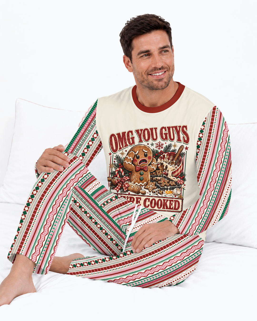 You Guys We're Cooked Bamboo Men's Pajama Set