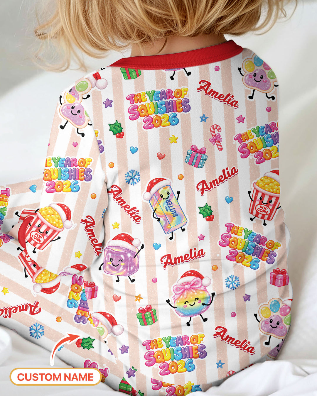Custom Name The Year of Squishies 2026 Bamboo Convertible Zippy