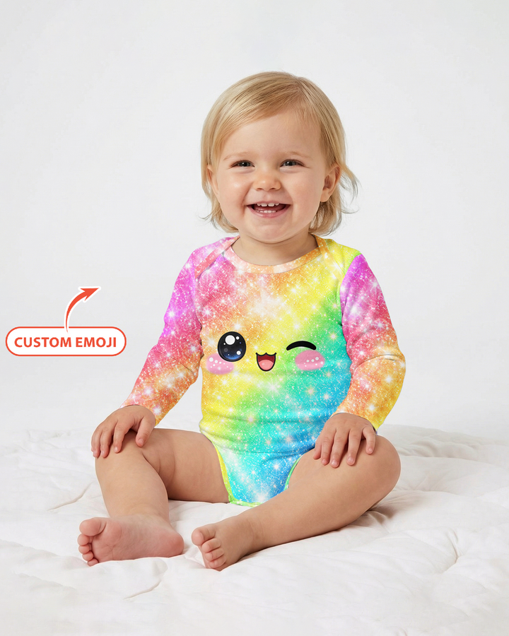 Kawaii Dumplings Emoji Bamboo Bodysuit