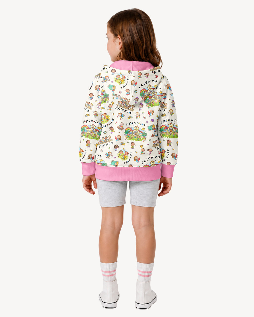 School Friends Forever Bamboo Zip Hoodie