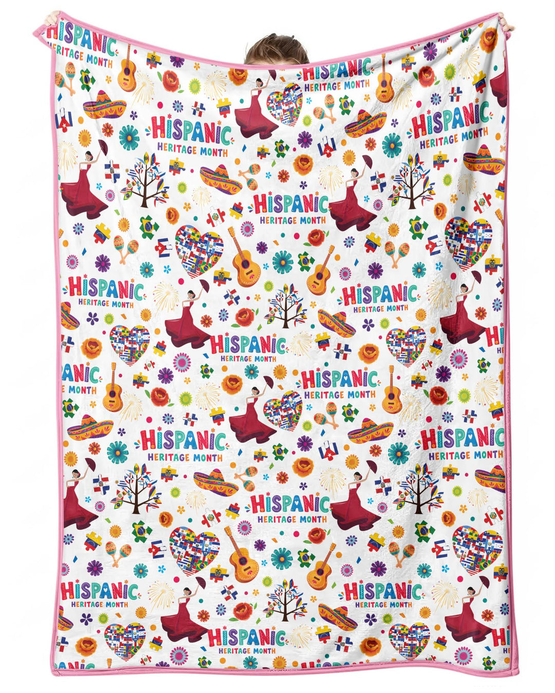 Fiesta Hispanic Heritage Month Bamboo Blanket