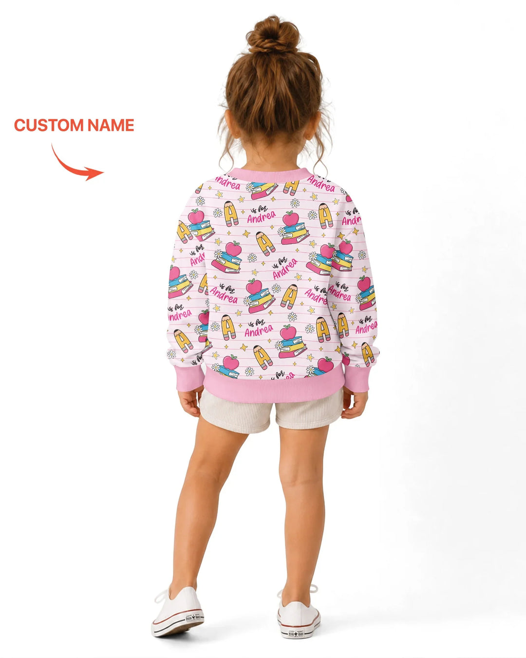 First Day of School Bamboo Crewneck Sweatshirt