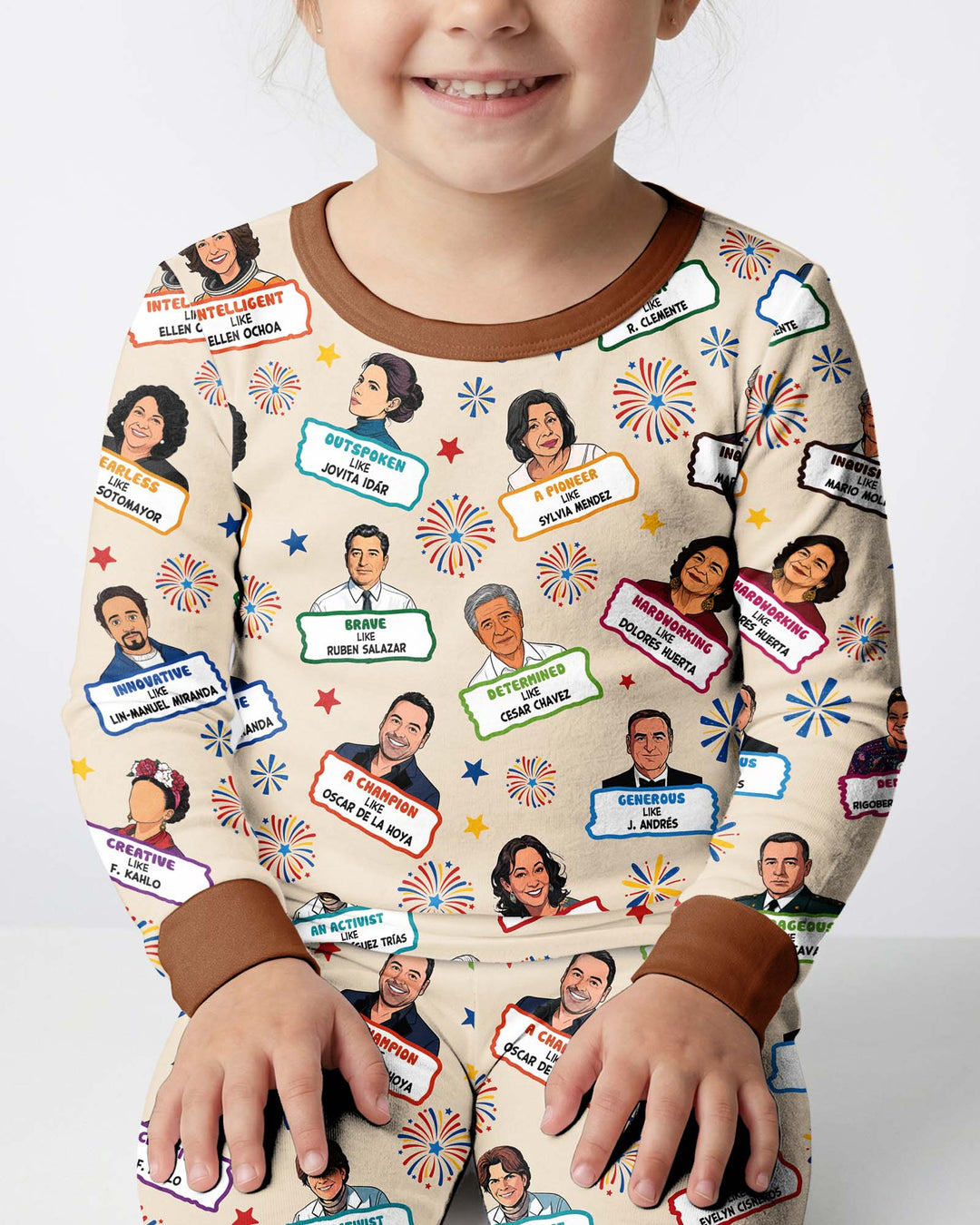 Template Bamboo Two Piece Long Sleeve Pyjamas Set
