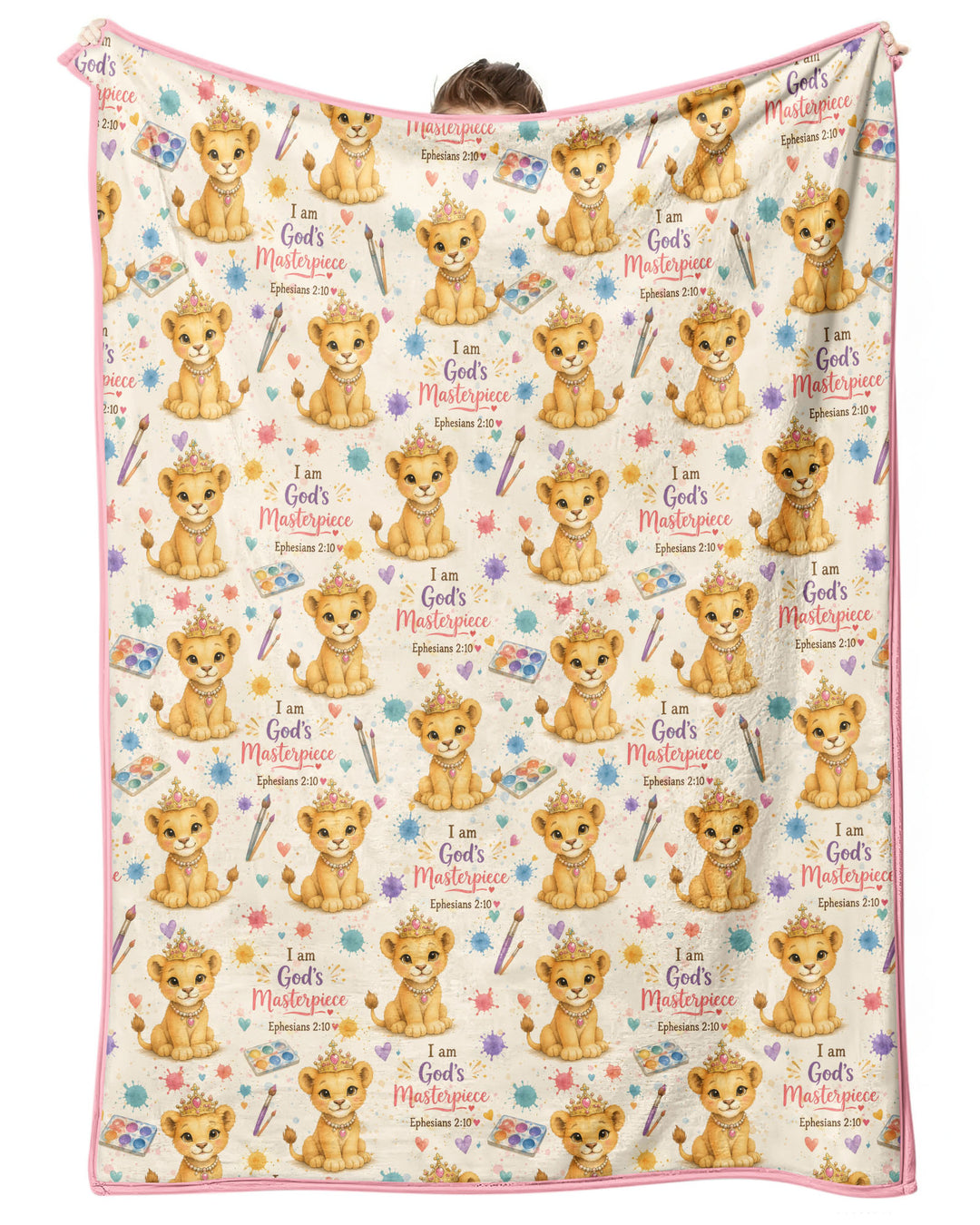 I Am God's Masterpiece Bamboo Blanket